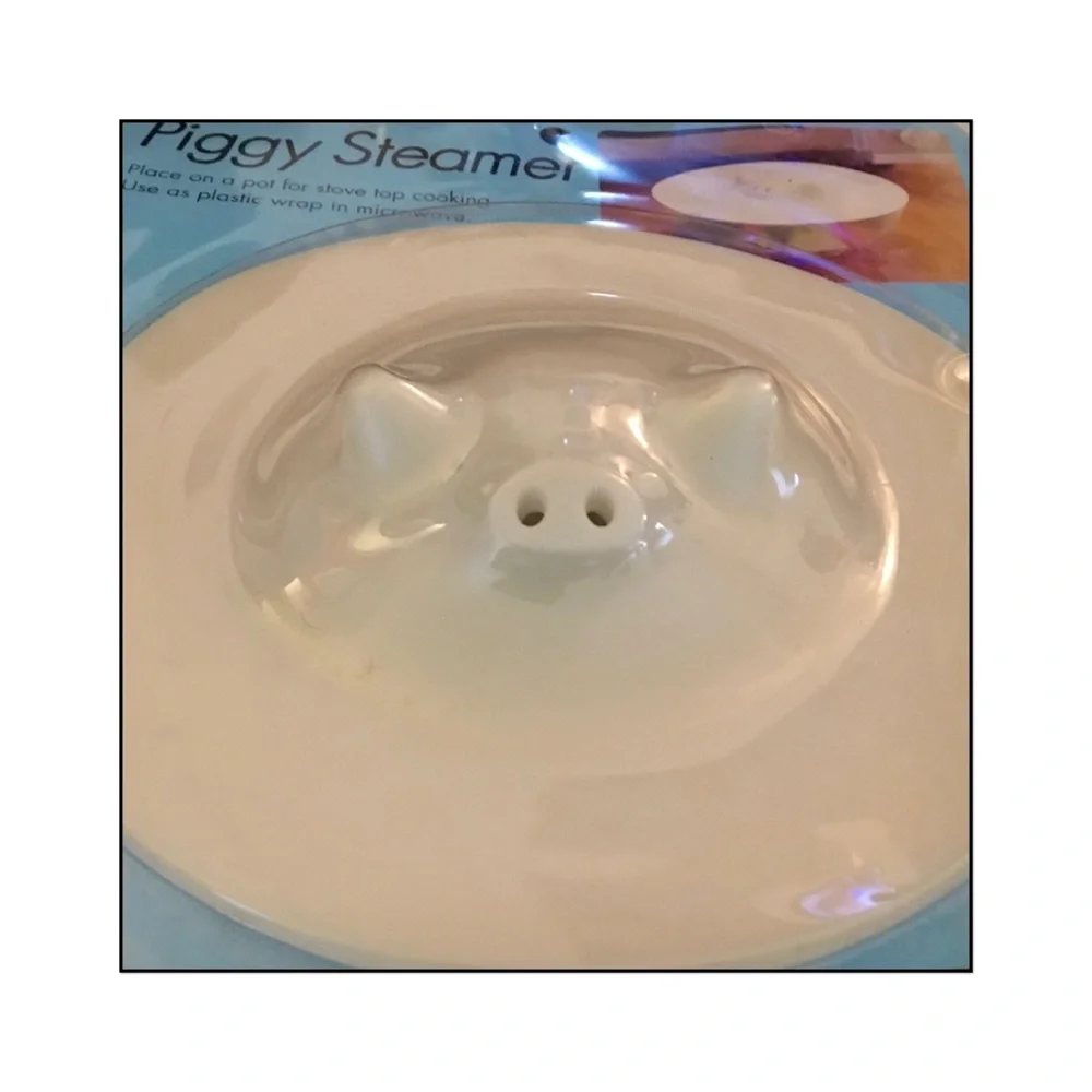 New Marna Piggy Silicon Pot Steamer Lid